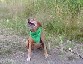 Her dog Mad